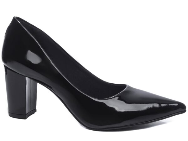 Sapato Scarpin Salto Grosso Verniz Torricella AVS 8000-02G_AR