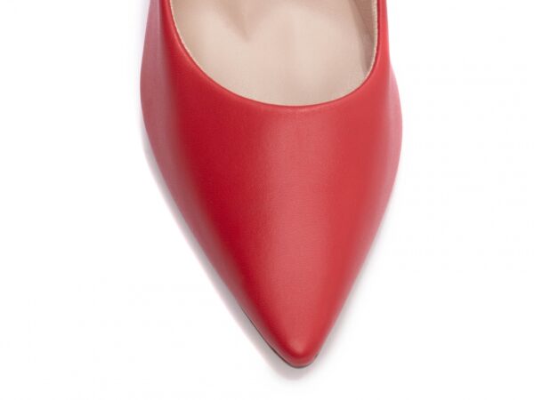 Sapato Scarpin Salto Médio Quadrado Bico Fino 65-01G