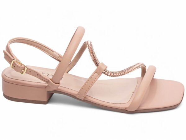 Sandália Feminina Salto Baixo Rose Torricella AVS 1.005B