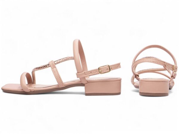 Sandália Feminina Salto Baixo Rose Torricella AVS 1.005B
