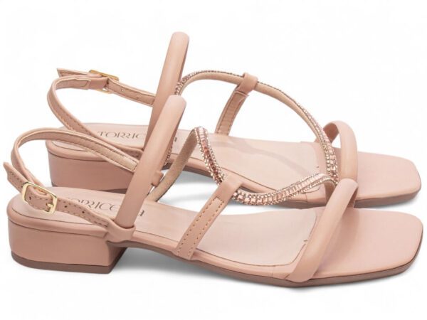 Sandália Feminina Salto Baixo Rose Torricella AVS 1.005B